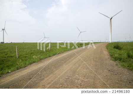 Wind farm road Wind farm road 21496180