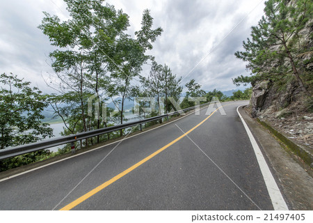 Winding road Background Winding road Background 21497405