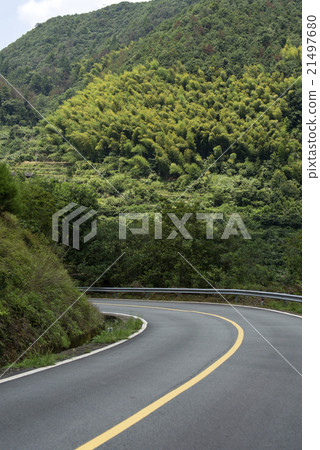 Winding road Background. 21497680