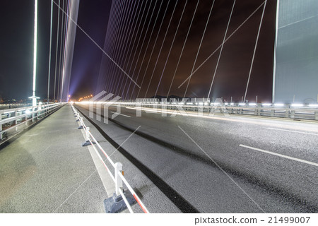Night cable-stayed bridge 21499007