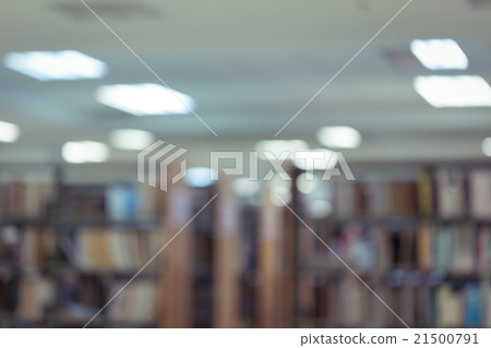 bookshelf in library, education abstract blur bookshelf in library, education abstract blur 21500791