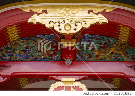 Iwashimizu Hachimangu Shrine of the main shrine dragon tiger 21501622