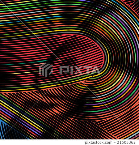 Abstract background with colorful lines 21503362