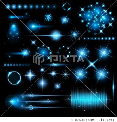 Creative concept Vector set of glow light effect Creative concept Vector set of glow light effect 21504854