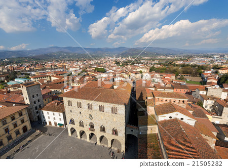 Aerial view of Pistoia Tuscany Italy Aerial view of Pistoia Tuscany Italy 21505282