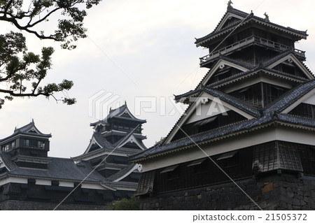 熊本城 照片素材 圖片 圖庫