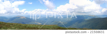 big panorama of the mountains 21508631