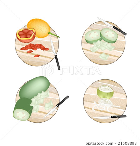 Baby Jackfruit, Wax Gourd and Onions 21508898