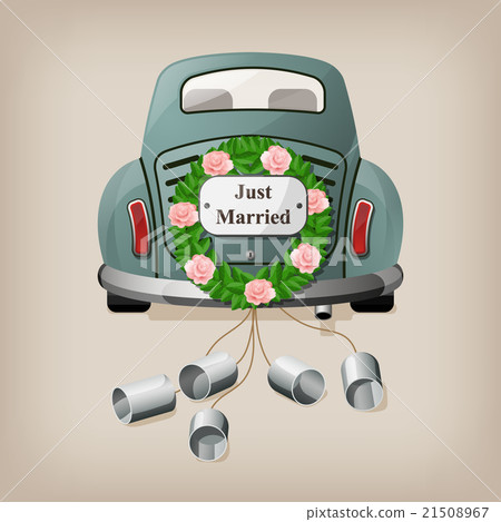 Just married on car.  21508967