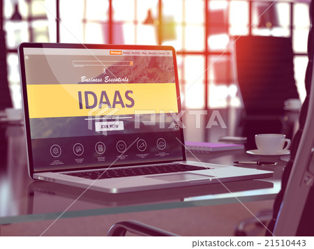 Laptop Screen with IDAAS Concept. 21510443