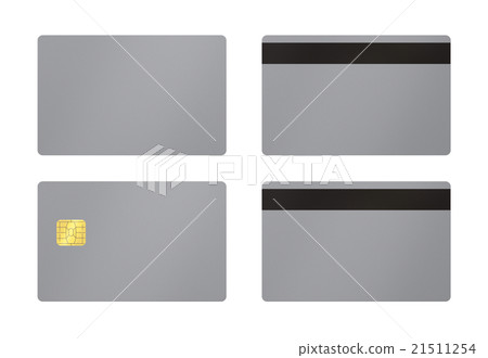 grey card isolated white background - Stock Illustration [21511254] - PIXTA