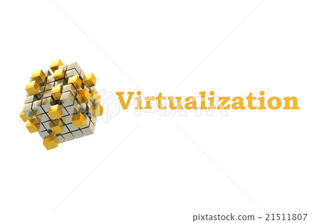 Virtualization concept with gearwheels Virtualization concept with gearwheels 21511807