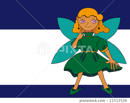 Green dress fairy 21513526