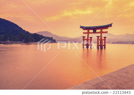 Miyajima island, Hiroshima prefecture, Japan. 21513843