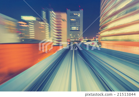 High speed technology concept via a Tokyo monorail High speed technology concept via a Tokyo monorail 21513844