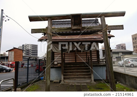 Stock Photo: daikokuten, the god of wealth, information board
