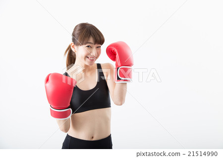 A woman to box A woman to box 21514990
