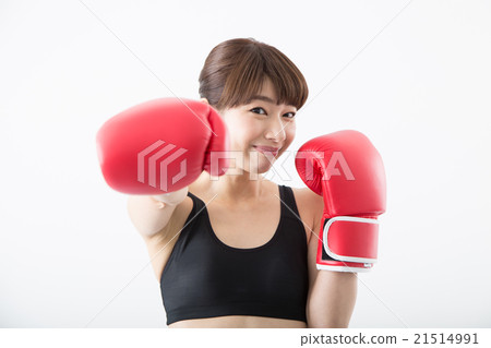 A woman to box A woman to box 21514991