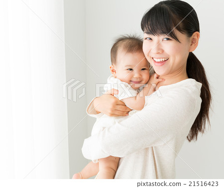 Baby and mother image 21516423