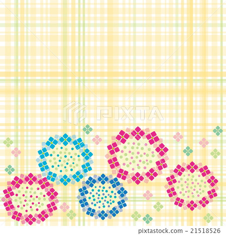 Hydrangea check Hydrangea check 21518526