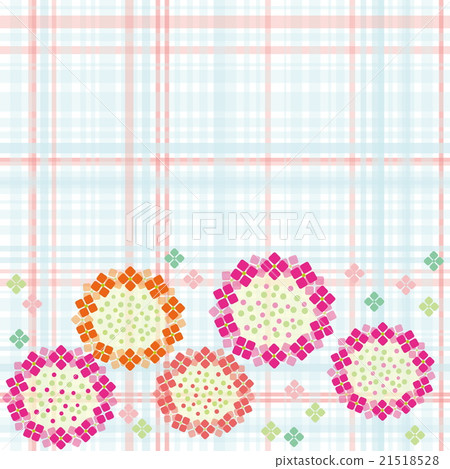 Hydrangea check Hydrangea check 21518528
