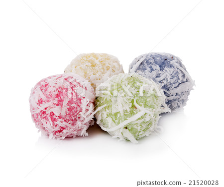 Thai dessert on white background Thai dessert on white background 21520028