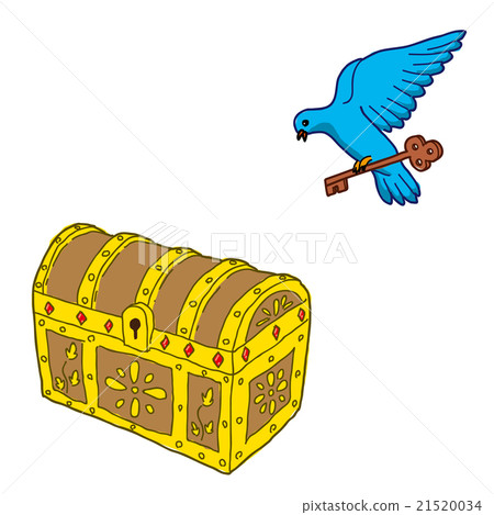 Treasure boxes and blue birds 21520034