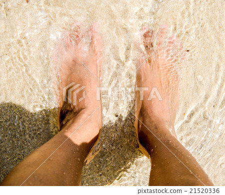 Feet sand sea and me Feet sand sea and me 21520336