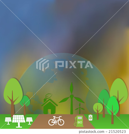 Ecology background. Vector illustration EPS 10 21520523