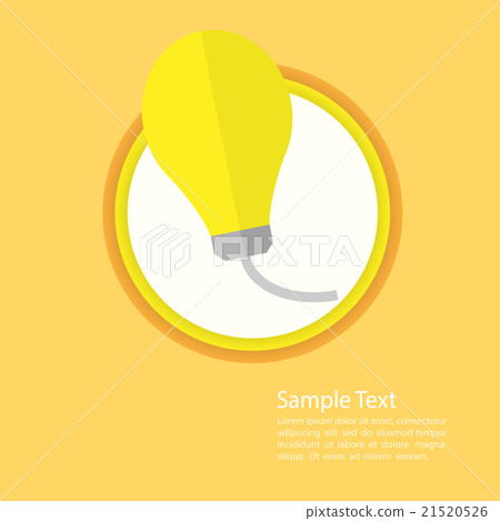 lightbulb icon template vector/illustration eps10. lightbulb icon template vector/illustration eps10. 21520526