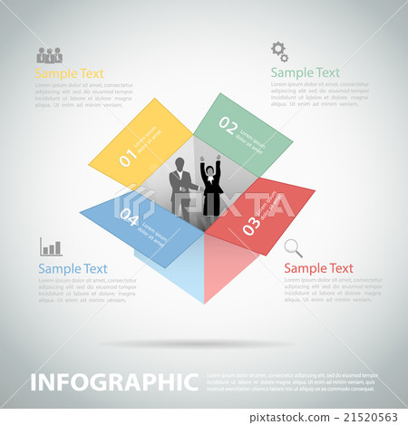 Abstract open box template. - Stock Illustration [21520563] - PIXTA