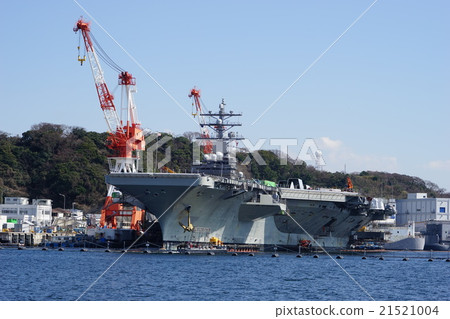 March Yokosuka / military port tour 14 Nuclear aircraft carrier Ronald Reagan 21521004