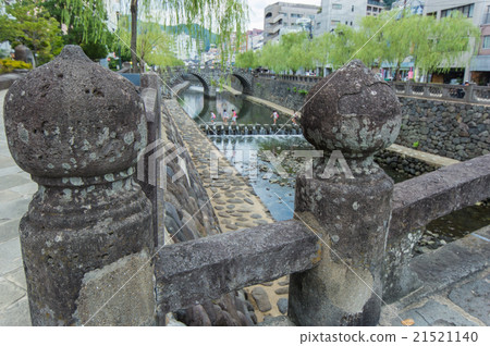 Nagasaki Eyeglass Bridge Stone Railings 21521140