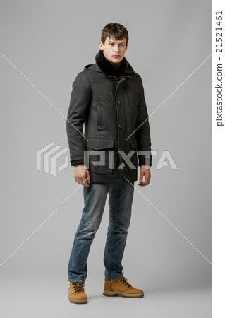 handsome man in a coat 21521461