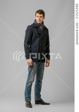 handsome man in a coat 21521489
