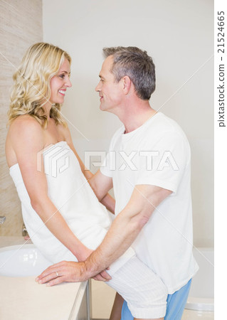 Cute couple about to kiss Cute couple about to kiss 21524665