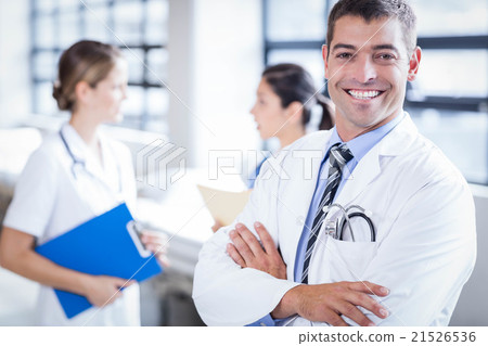Doctor smiling at the camera 21526536