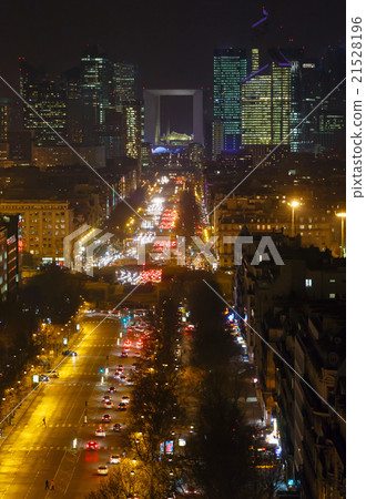 View from Triumphal Arch, Paris, France. View from Triumphal Arch, Paris, France. 21528196