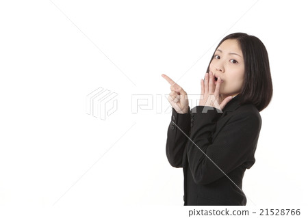 OL of pointing pose 21528766