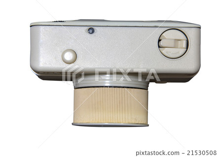 Plastic fisheye camera isolated on white Plastic fisheye camera isolated on white 21530508