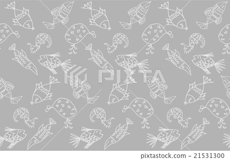 Cartoon fish pattern Cartoon fish pattern 21531300