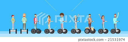 People Group Ride Segway Electric Scooter People Group Ride Segway Electric Scooter 21531974