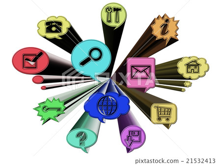 Zoom web icon zoom 3D graphics Zoom web icon zoom 3D graphics 21532413