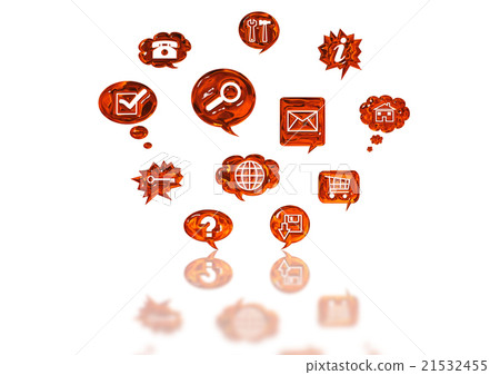 Graphic design of 3D icon 21532455