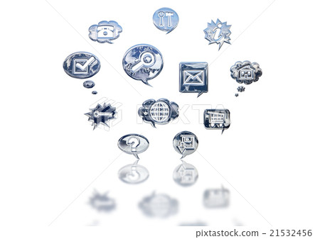 Graphic design of 3D icon Graphic design of 3D icon 21532456