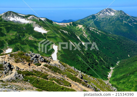 從北阿爾卑斯山脈/ Washu-dake山脈攀登到Renkaku山和黑部五郎山 21534390