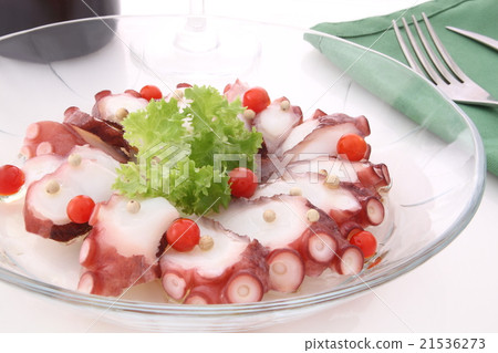 Carpaccio章魚章魚盤開胃菜開胃酒 21536273