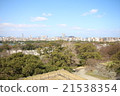 從城堡塔看見的福岡塔和圓頂體育場Maizuru城堡站點 21538354