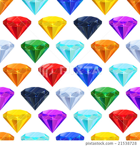 Many different colourful gemstones in a row Many different colourful gemstones in a row 21538728