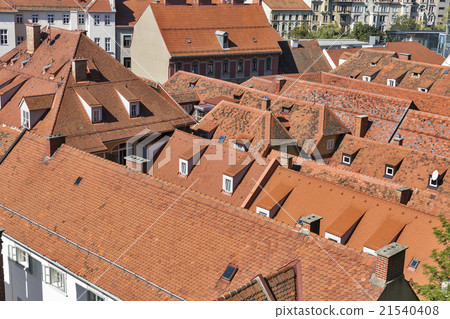 Graz aerial cityscape, Austria 21540408
